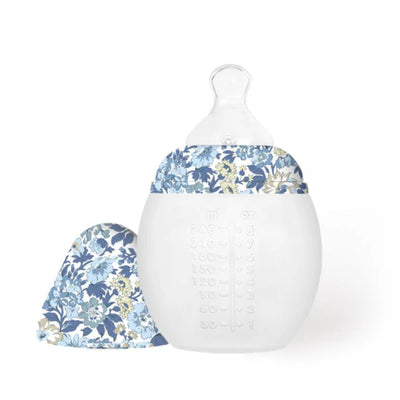 Mamadeira Élhée Liberty Honey Dew Blue 240ML - 0M+ - Leve, Sensorial e Inquebrável