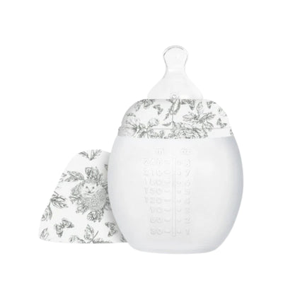 Mamadeira Élhée Tartine et Chocolat Toile de Jouy Grey 240ml - 0M+ - Design Anticólica Avançado